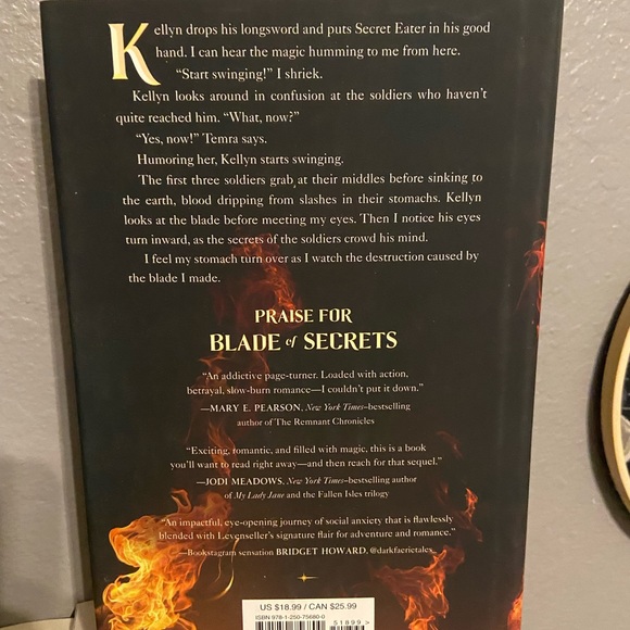 Blade of secrets hardcover book by Tricia Levenseller - Picture 3 of 6